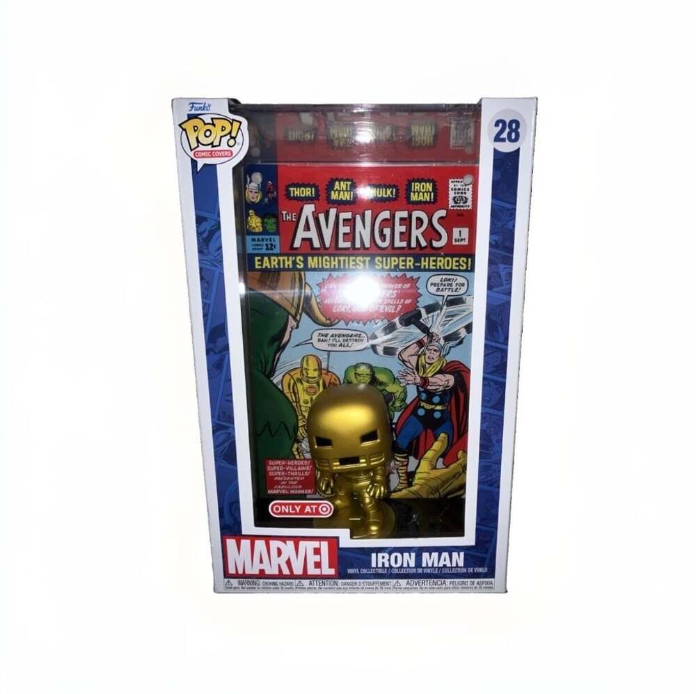 Funko Pop! Comic Covers Iron Man Marvel Avengers 1 #28 Target Exclusive